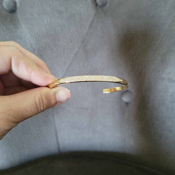 Kate Spade♠️ "Raise the Bar" Gold💛 Open Cuff Bracelet - NWT - Picture 3 of 12